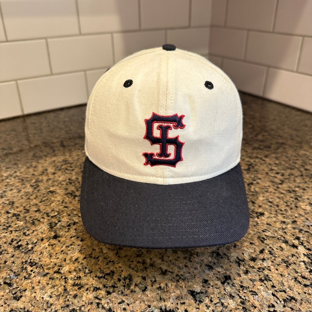 VTG Spokane Indians MiLB New Era 59FIFTY Pro Model Hat 7 1/4 Wool Made in USA